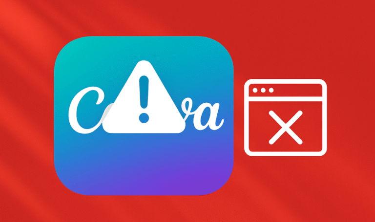 Canva com instabilidade e fora do ar